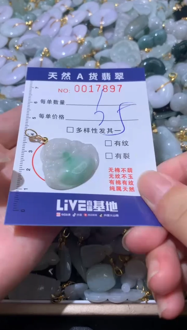 【闪购商品】翡翠颈饰未镶嵌00017897