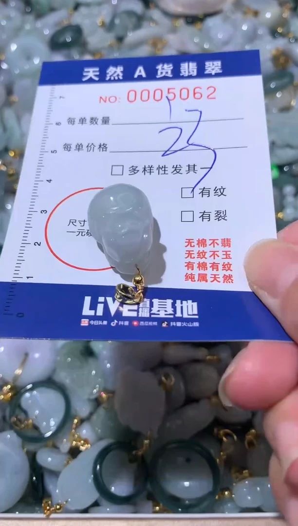 【闪购商品】翡翠颈饰未镶嵌00005062