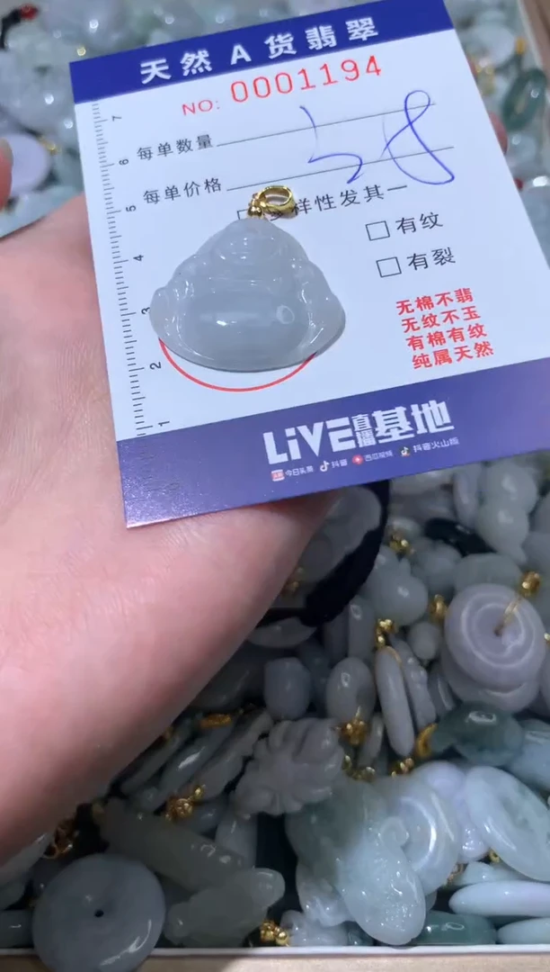 【闪购商品】翡翠颈饰未镶嵌00001194