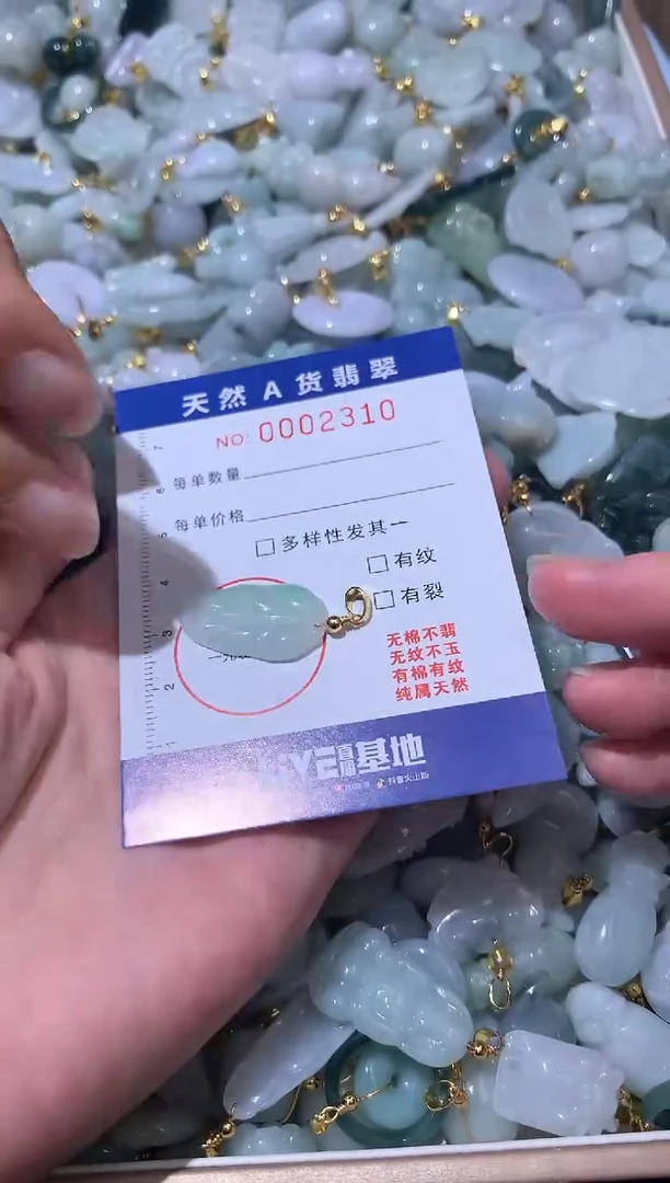 【闪购商品】翡翠颈饰未镶嵌00002310