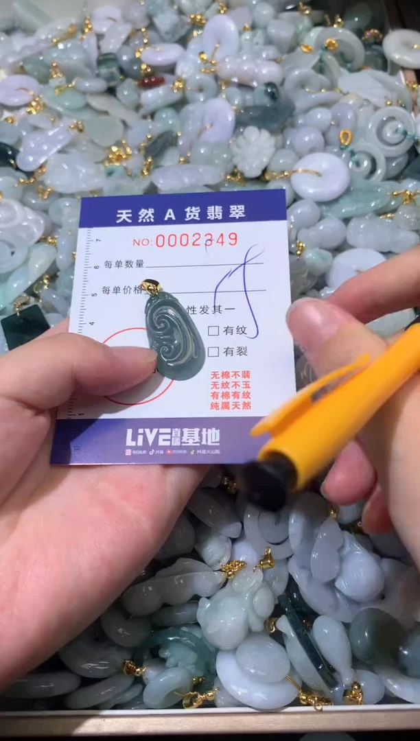 【闪购商品】翡翠颈饰未镶嵌00002349