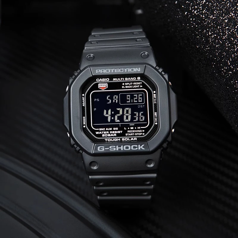 Casio/卡西欧卡西欧手表男女小方块新款小红圈太阳能GW-M5610U-1B