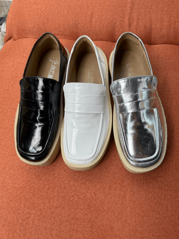 时尚百搭乐福鞋女鞋