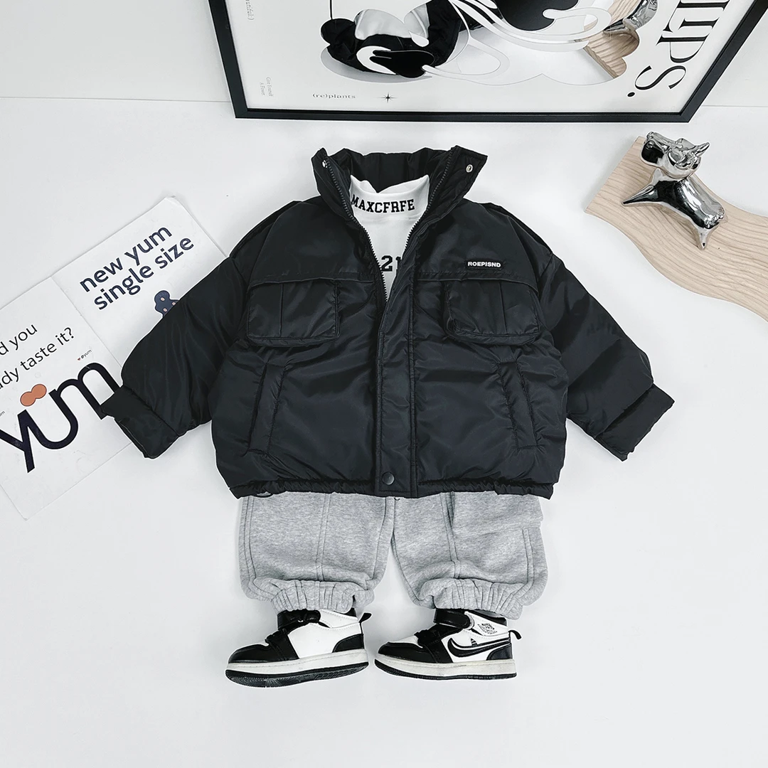 儿童棉服男童冬款加厚棉衣2023新款冬装潮 D-YC6223 悠悠童话童装