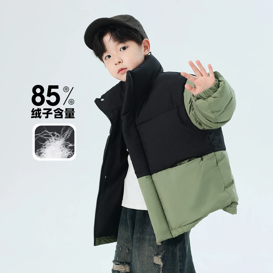 儿童羽绒服男童鸭绒2023新款秋冬装洋气 WY960006 悠悠童话童装