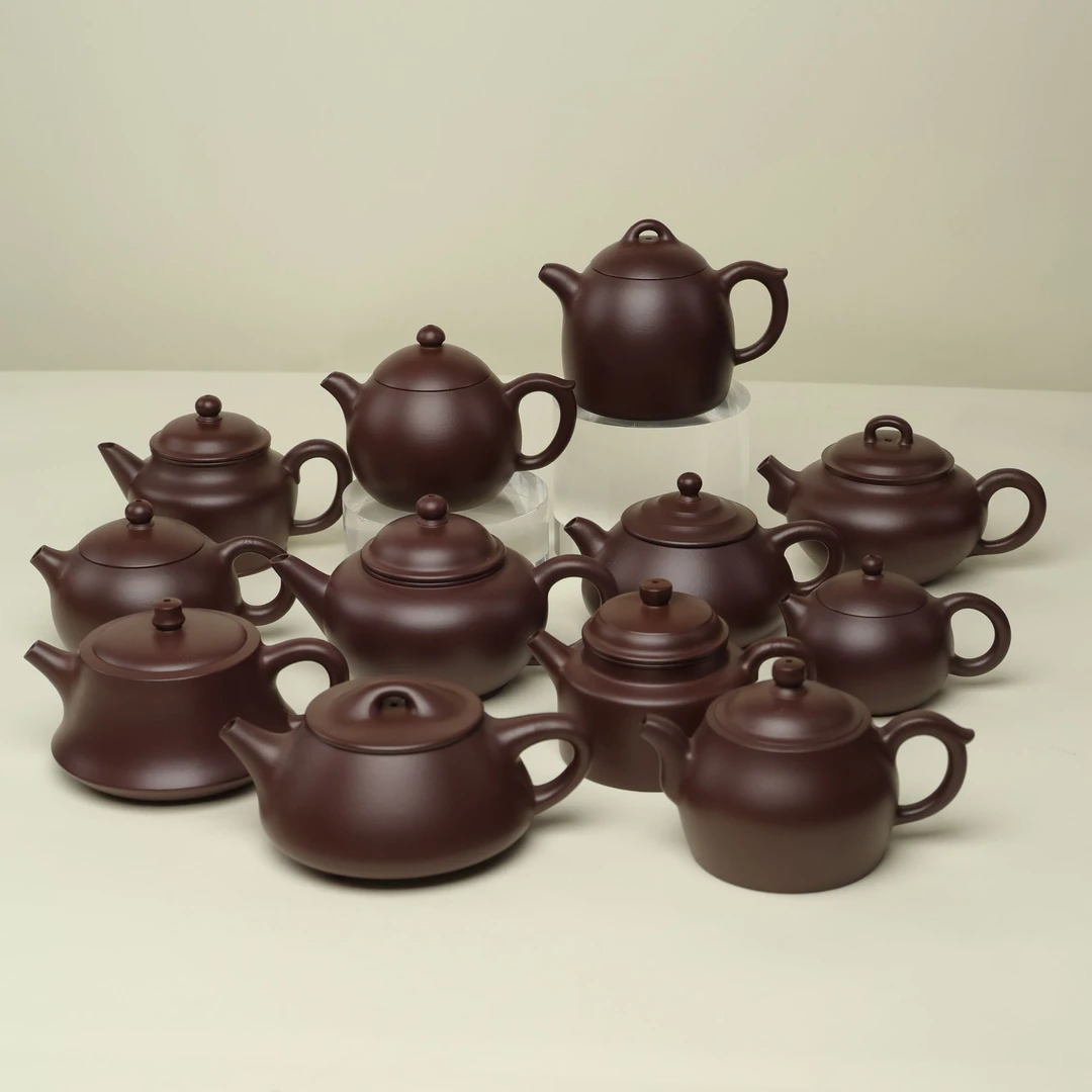 汪汪茶器 HX 黑墩头 随机紫砂壶一把（不挑器型）