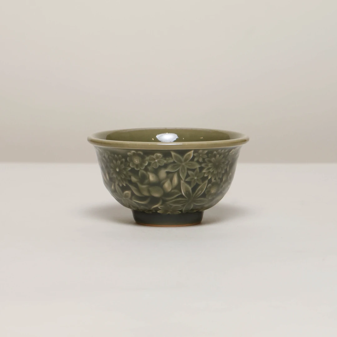 【梵山暮云】许燕归 青云-繁花压手杯 约100cc st