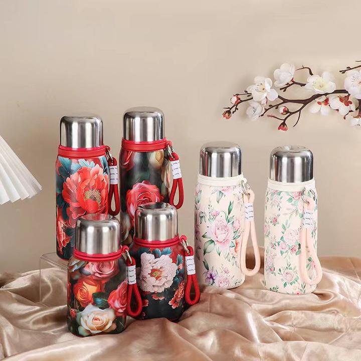 可爱女士小巧上班族家用保温杯户外大容量学生车载防摔防漏水杯子