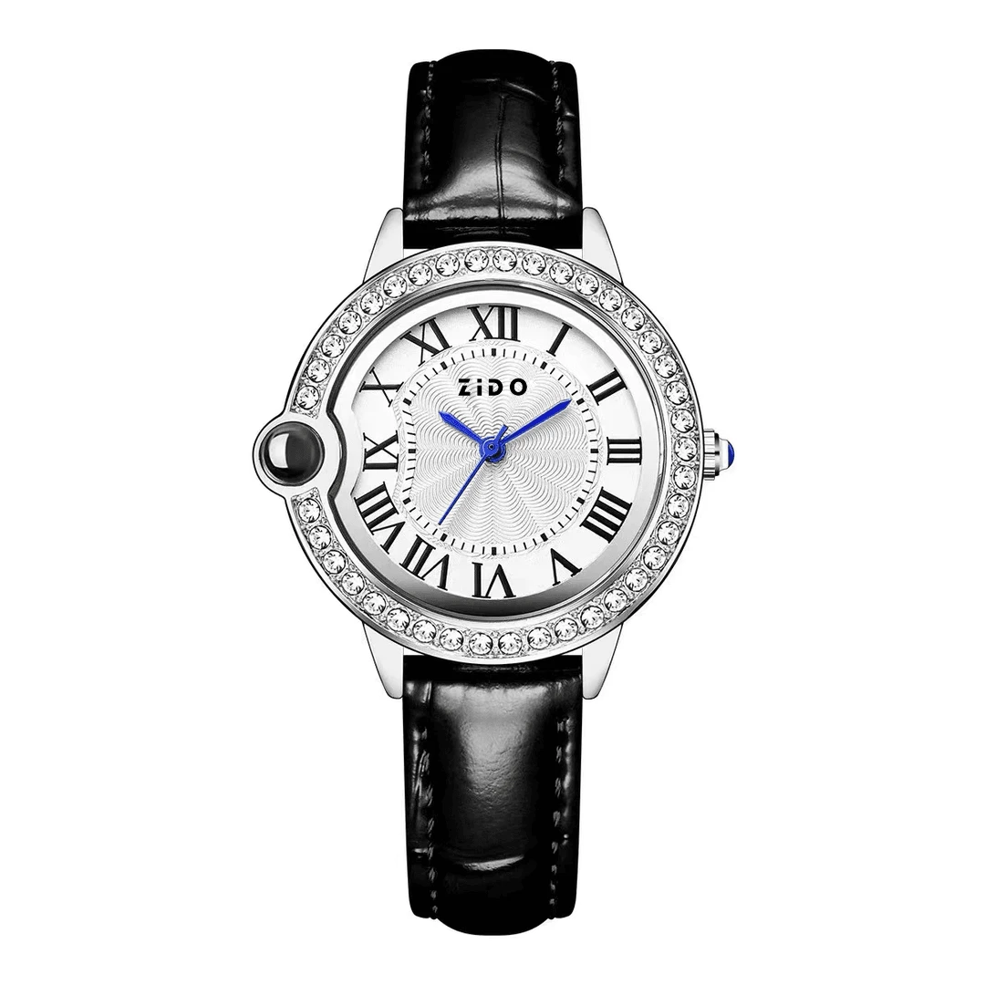 爆款告白气球蓝针轻奢经典百搭潮流时尚气质高档简约精致腕表