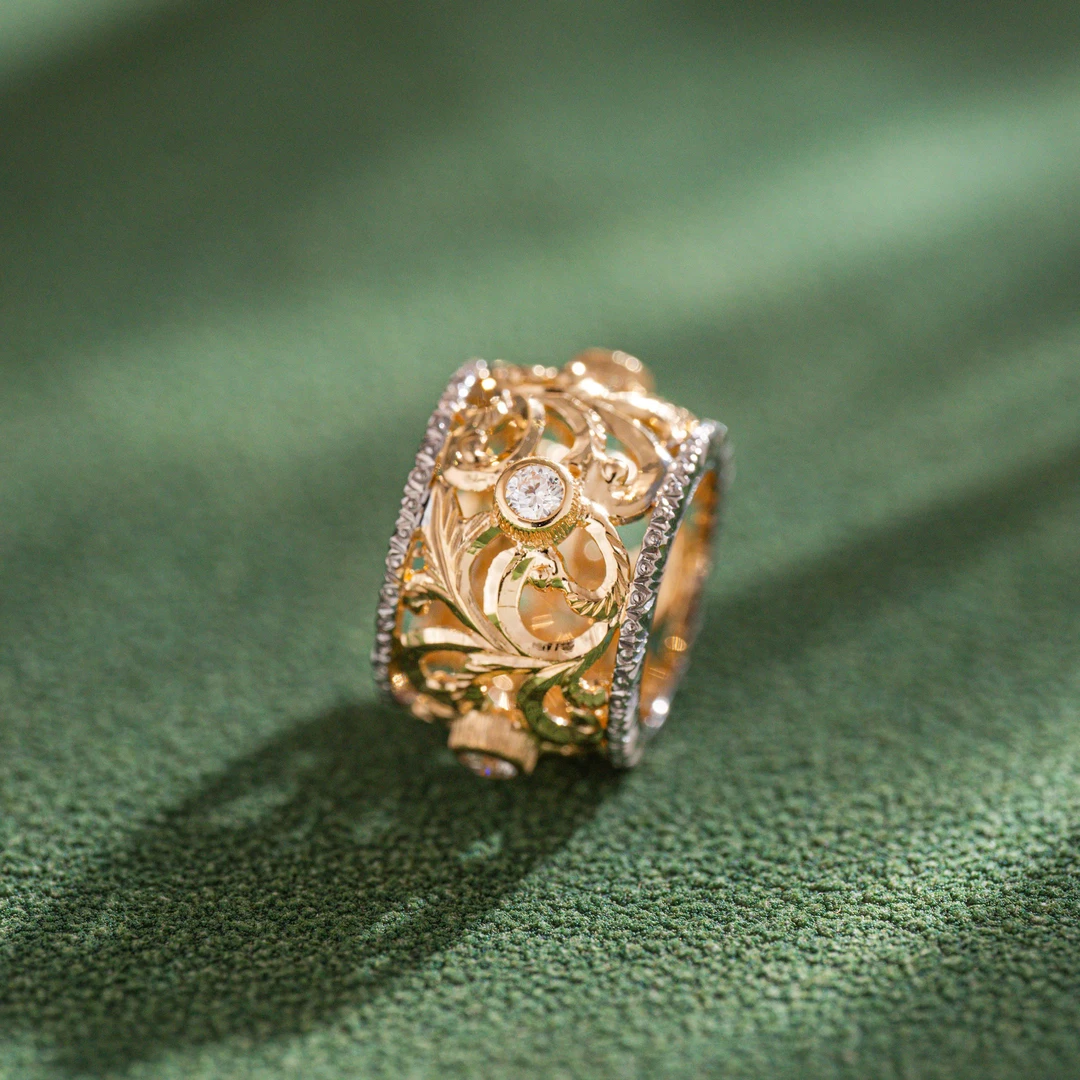 【奢小姐珠宝】18K金“心动至上”钻石吊坠-KWC408