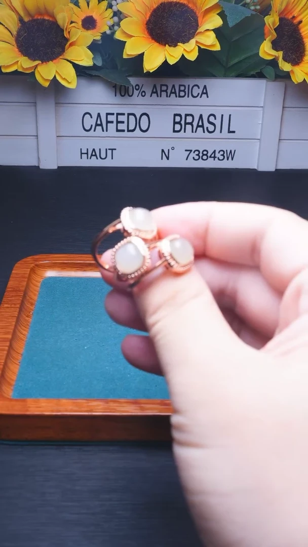 【闪购商品】和田玉（糖玉）戒指未镶嵌和田玉戒指