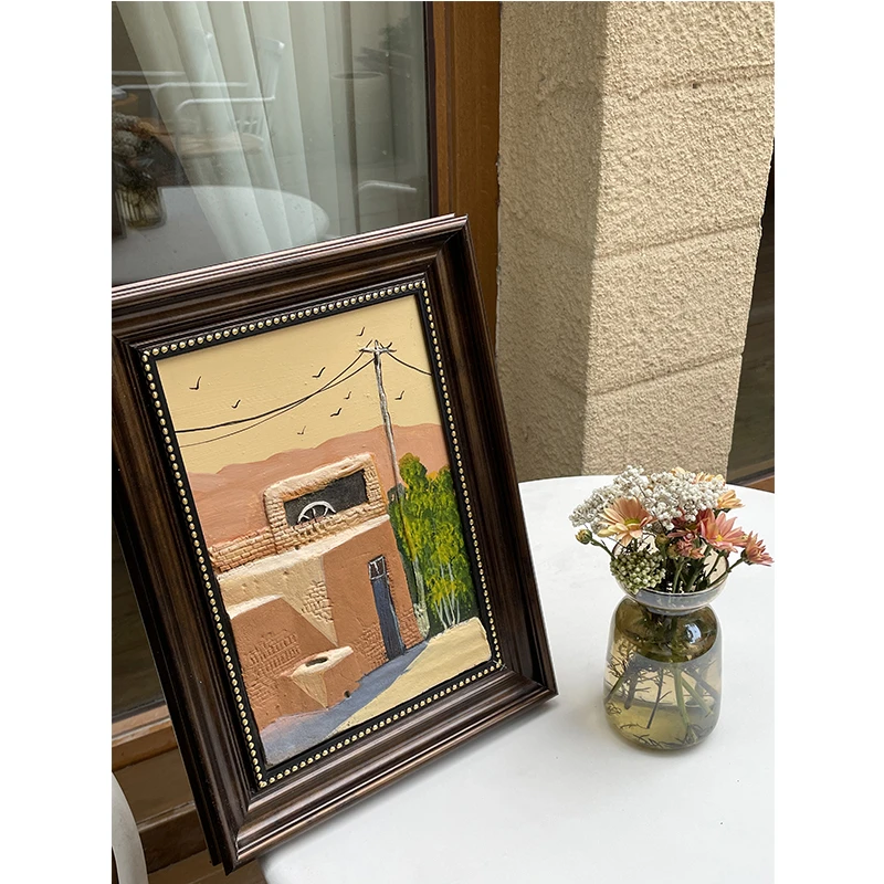 沙粒画 30*40cm 餐厅装饰画  装饰画  手工绘画 立体画 新疆礼物
