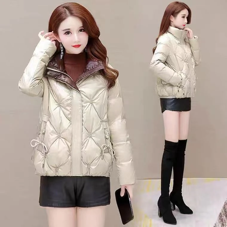 波司登2023新款波伺僜羽绒服女短款秋冬加厚韩版宽松大码小个子免