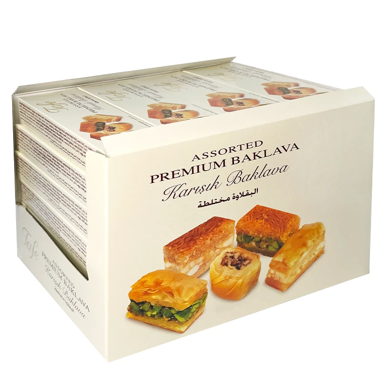 MedCat/地中海猫土耳其进口巴克拉瓦美味果仁蜜饼50g*24盒装甄选