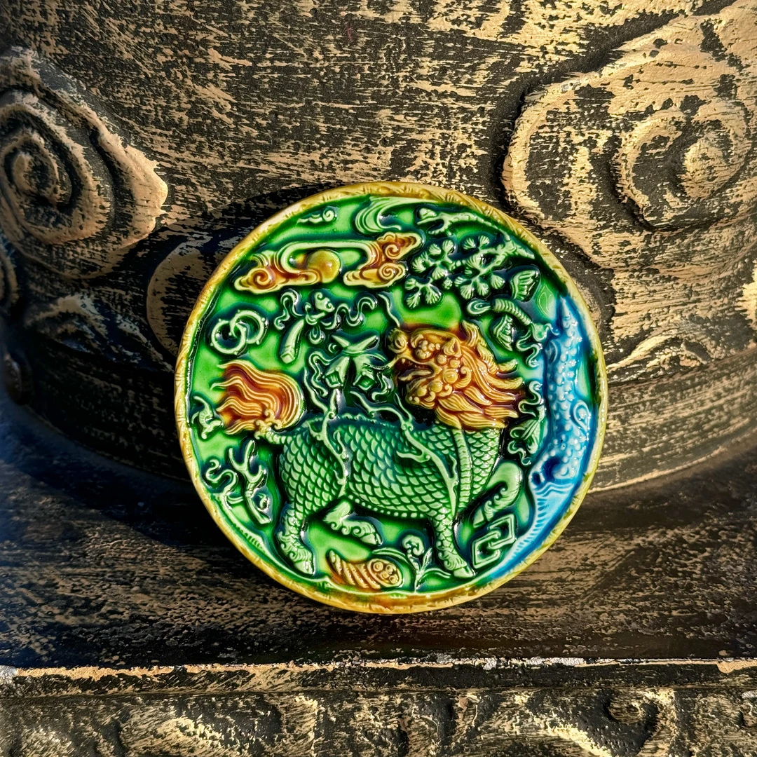 【琉璃艺术博物馆】山西介休手工琉璃冰箱贴纪念品