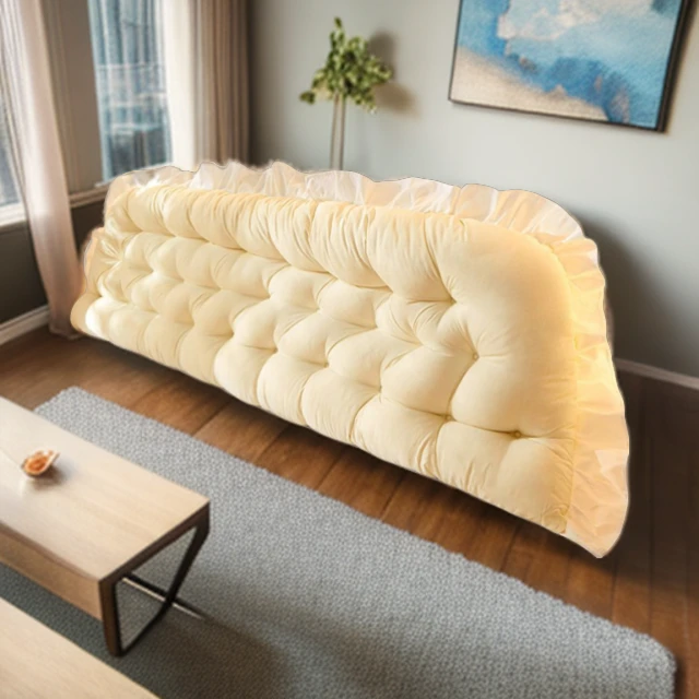 【床头靠垫】看书宿舍榻榻米床头睡觉靠背软包床上靠枕大靠背套罩