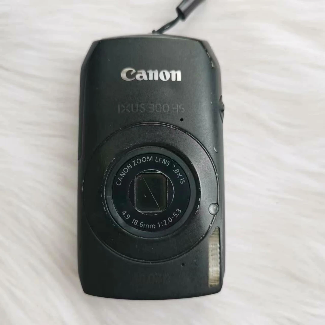 9新 Canon/佳能 IXUS300 HS 1000万像素3.8倍光学变焦学生复古黑