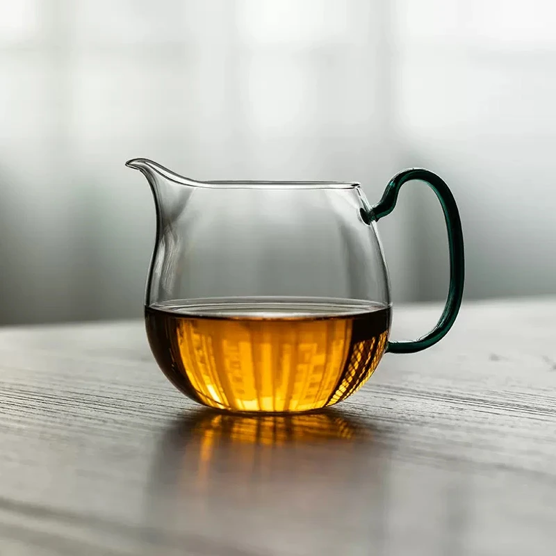 透明玻璃高级公道杯功夫茶具专用分茶器加厚耐热分茶杯公杯茶道
