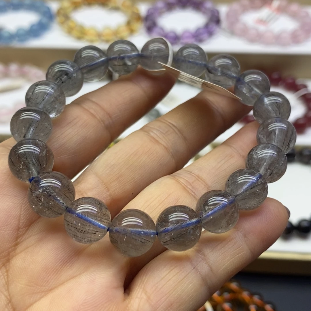 【闪购商品】发晶手链未镶嵌蓝发晶11m