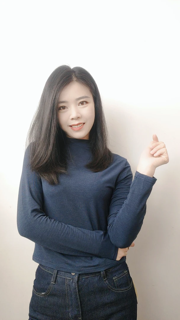 秋冬女装半高领打底衫长袖内搭修身显瘦T恤时尚