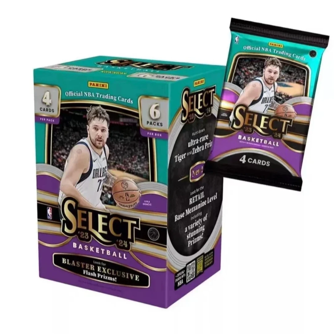 【现场拆】23-24 Panini select 手雷 blaster篮球球星卡 盲盒 单包