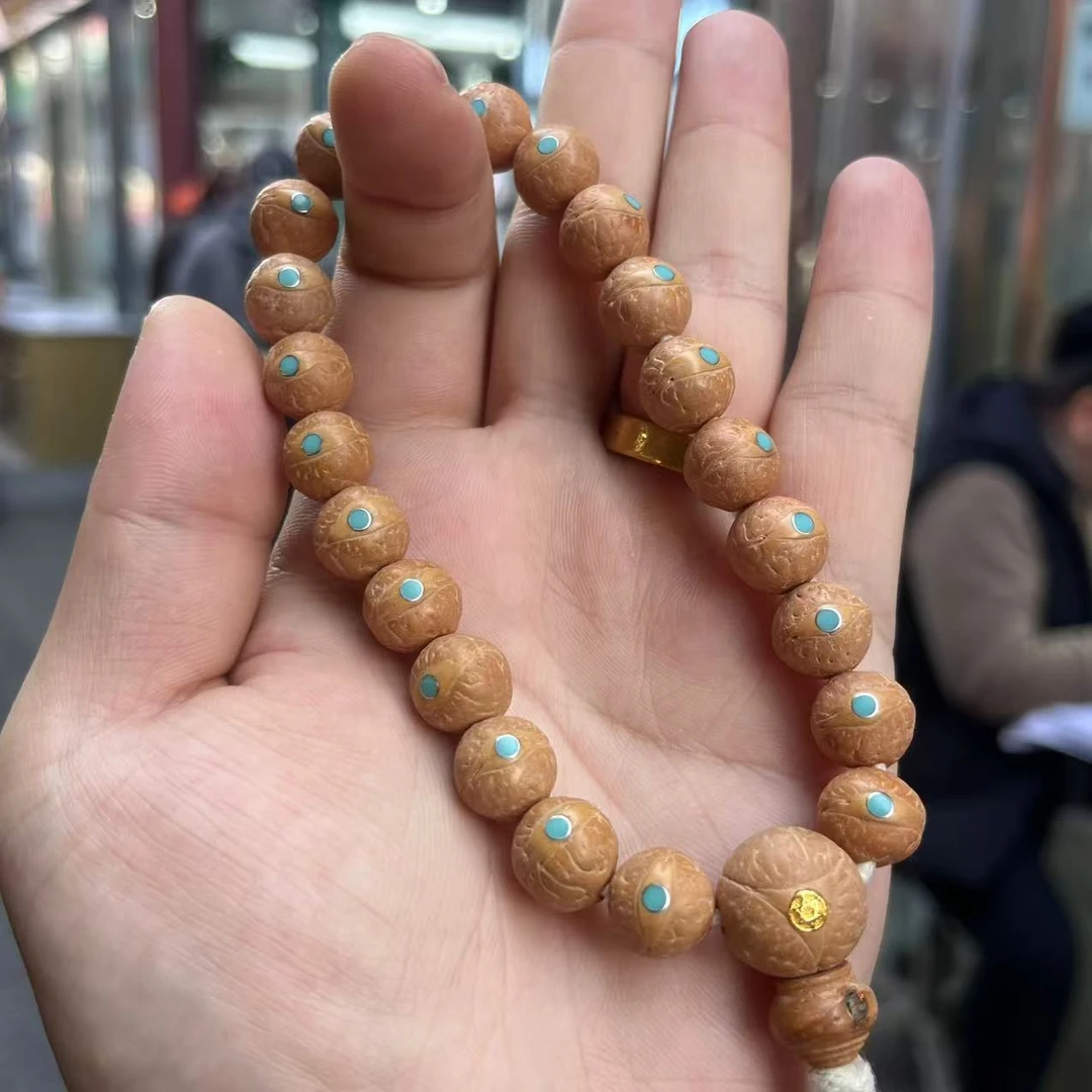 【佳哥推荐】11   D25-凤眼菩提松钉手串- 尺寸11左右-