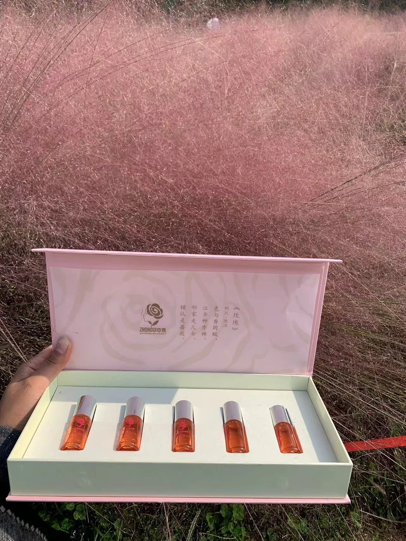 【ZHONGGUI中瑰】玫瑰蚕丝精华油5瓶装