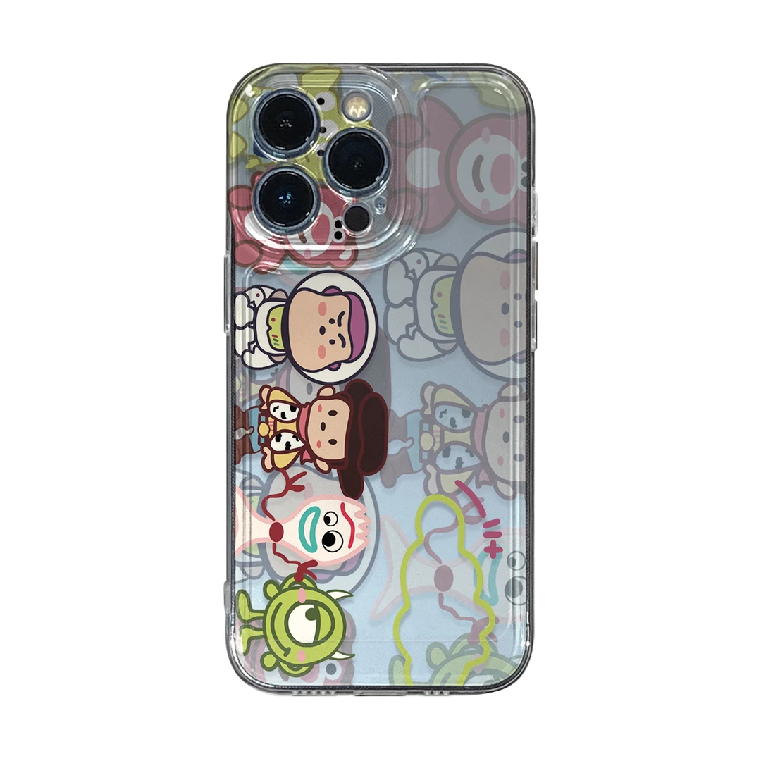 巴斯总动员苹果华为oppo小米vivo卡通iPhone15软透明手机壳xr创意