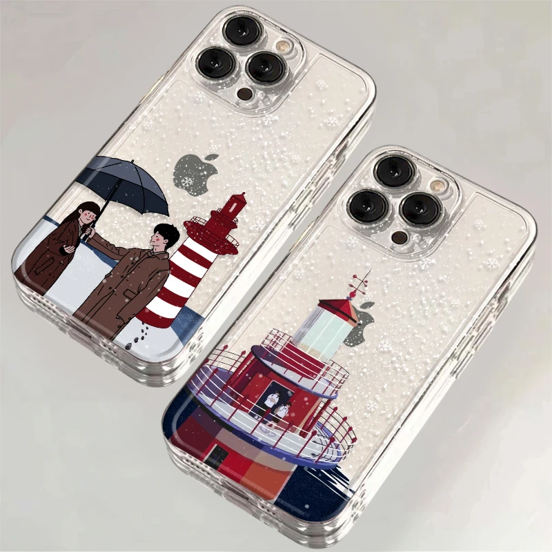 张万森下雪了iPhone15Promax苹果oppo太空vivo精孔xr情侣手机软壳