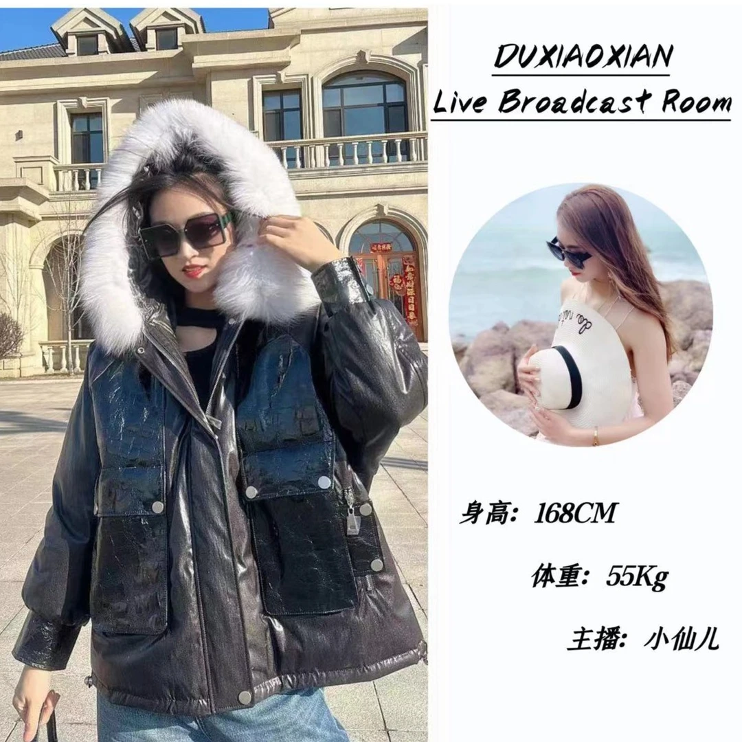 【杜小仙的店】39891时尚皮草外套