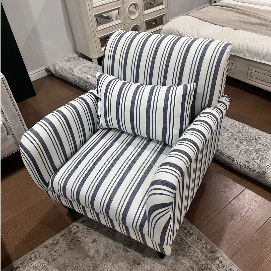 HOSFU单人沙发复古家用客厅美式舒适北欧新款慵懒风