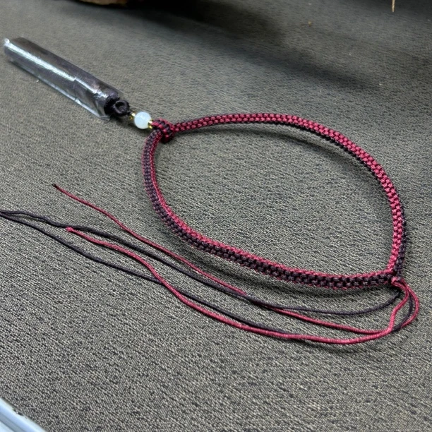 非金属布艺项链 纯手工编织 手把绳