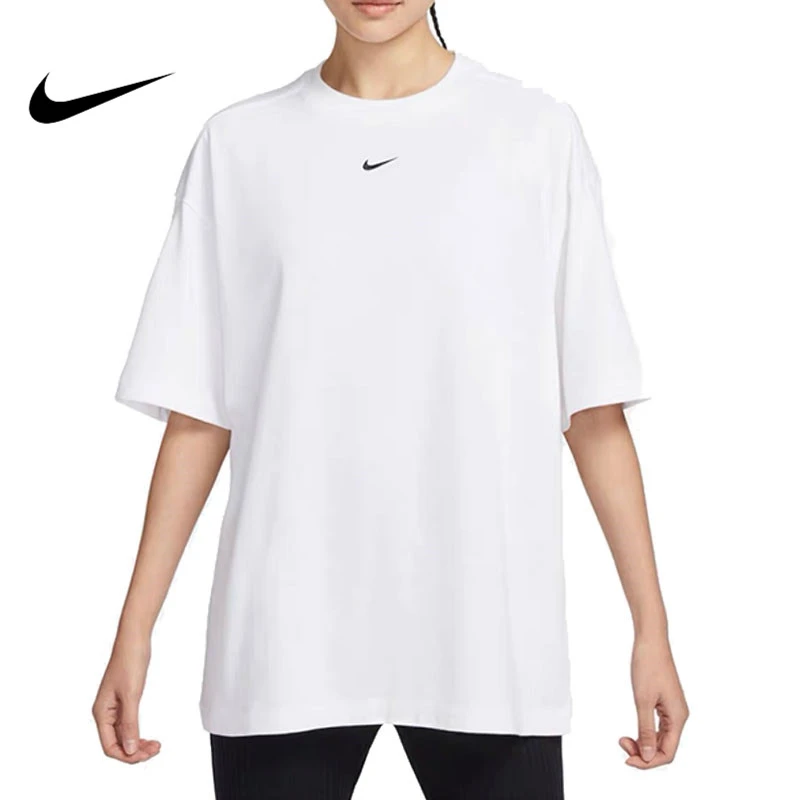 Nike/耐克女子AS W NSW TEE ESSNTL SS OS LBR圆领T恤 DX7911-100