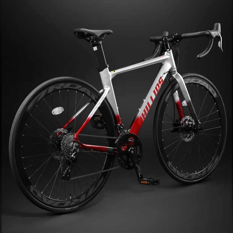 菲利普铝合金公路自行车弯把蓝图变速减震破风车架油碟GC-RD200