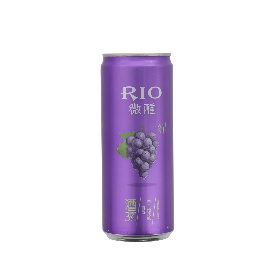 RIO/锐澳微醺3°葡萄白兰地风味330ml*24听