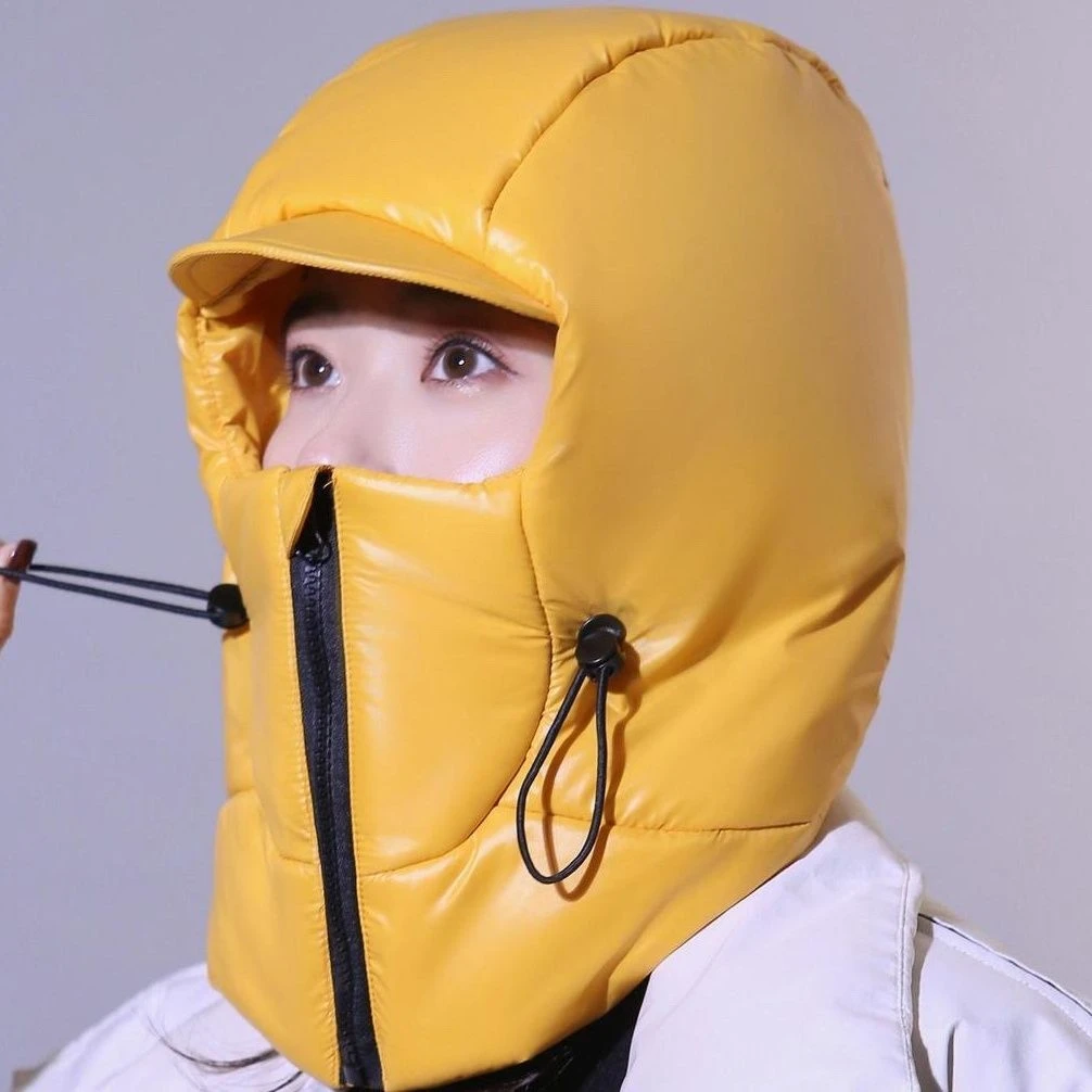 防风帽子雷锋冬天户外骑电动车加厚棉帽  小D