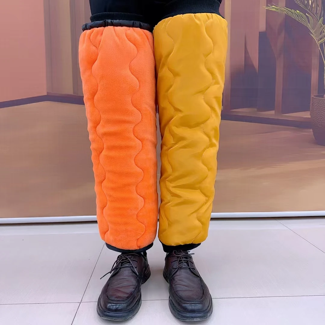 冬季电动车加厚护膝护腿骑行保暖男女通用加绒加厚防风套新款