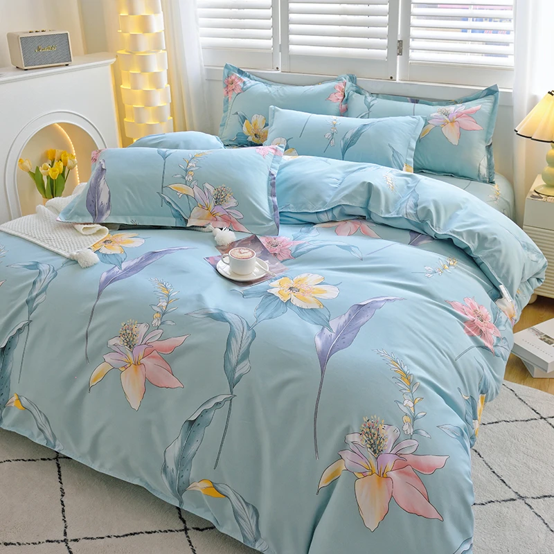 好梦安加厚单亲肤学生宿舍被罩斜纹单双人1.5/1.8/2M床上被罩床品