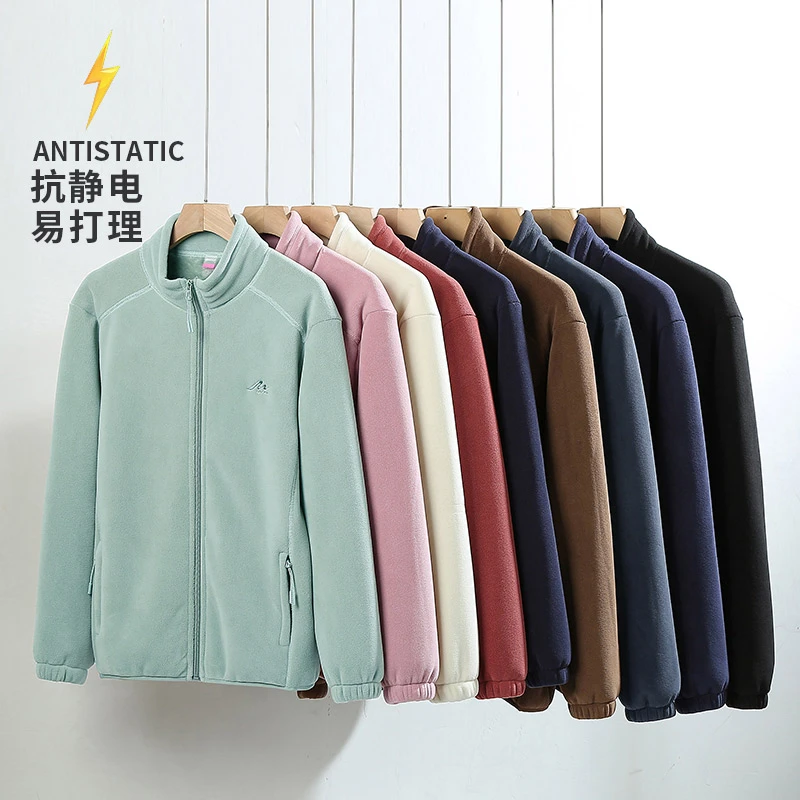 【NS服装】男女加绒加厚奥粒绒秋冬户外防风外套保暖秋冬新款休闲