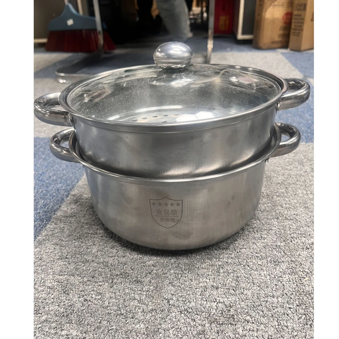 不锈钢双层蒸锅家用