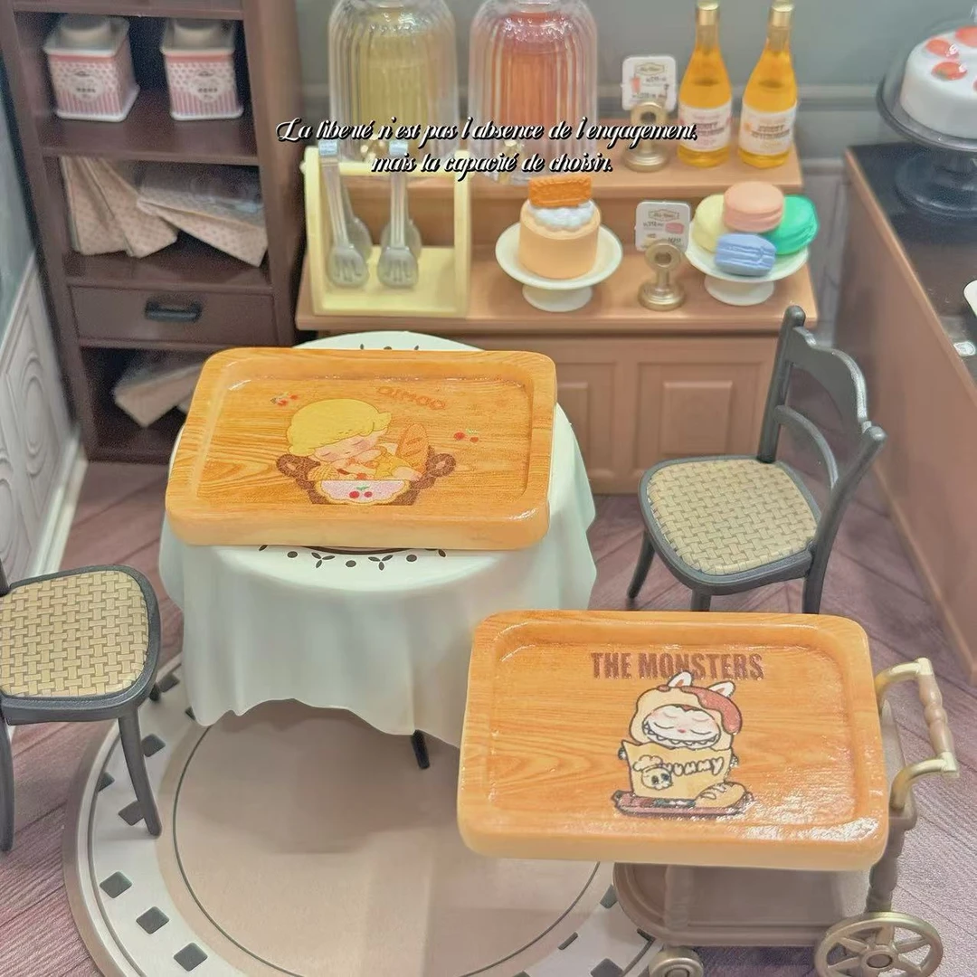 【卡通盘子拍一发二】仿真食玩diy树脂配件迷你玩具配