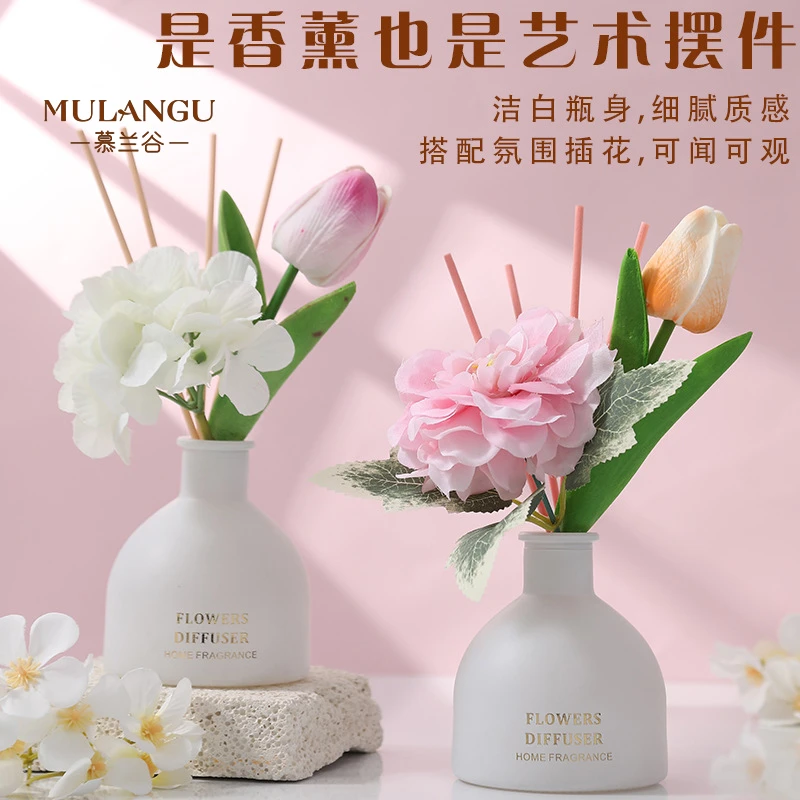 慕兰谷无火陶瓷香薰摆件小众室内持久家用空气清新剂卧室无火香薰