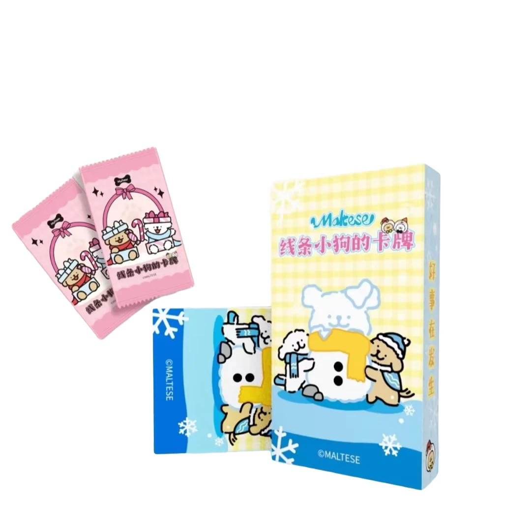 樱花社 Maltese 线条小狗 收藏卡牌盲盒（默认代拆）