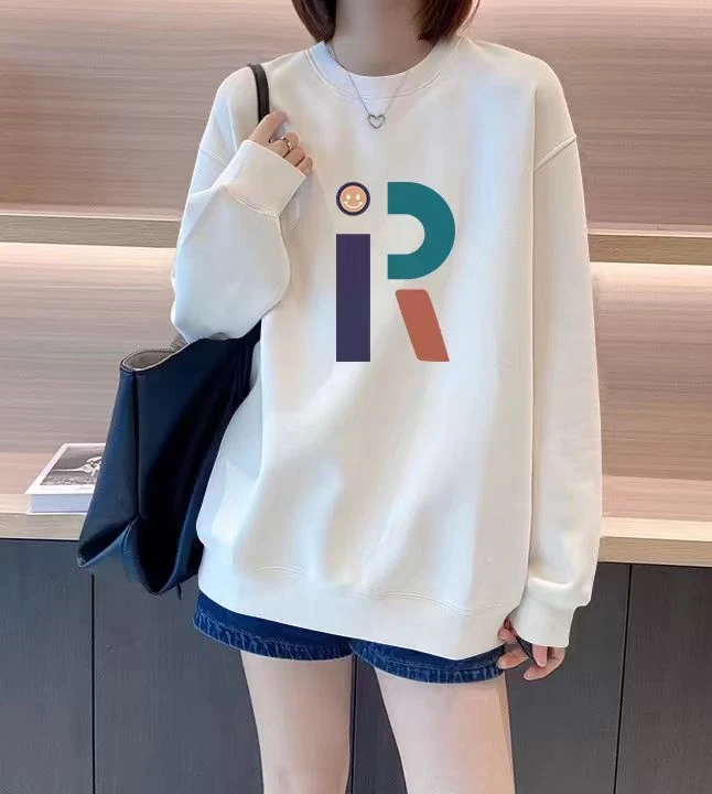 【大R 卫衣】秋季新款休闲百搭时尚男女同款设计感圆领卫衣清新简约