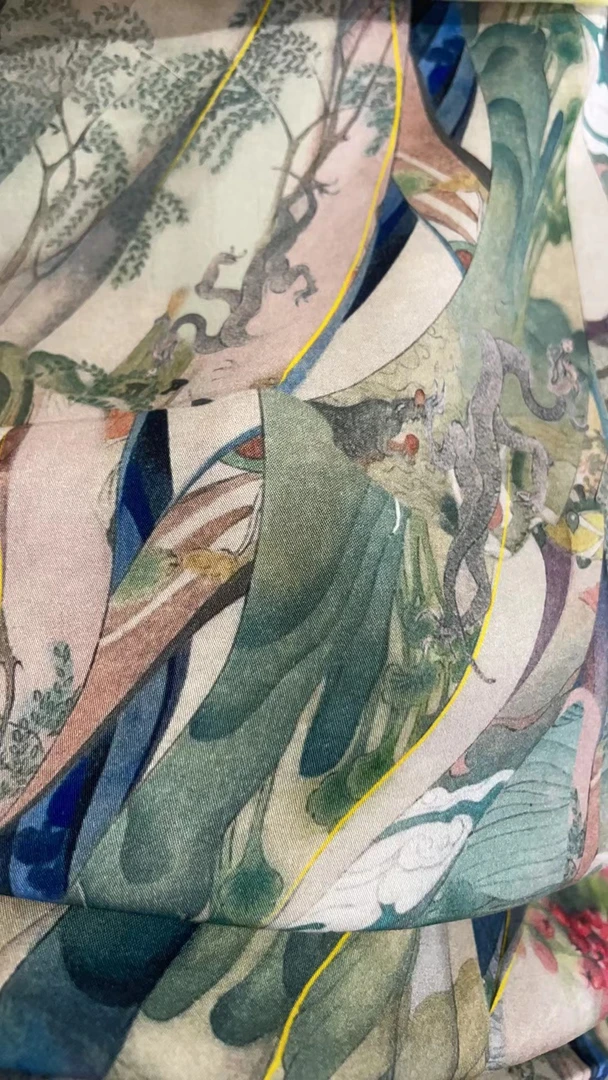 HS韩舒缎龙游 60支天丝贡缎 裁剪后不支持7天无理由 2米以上包邮