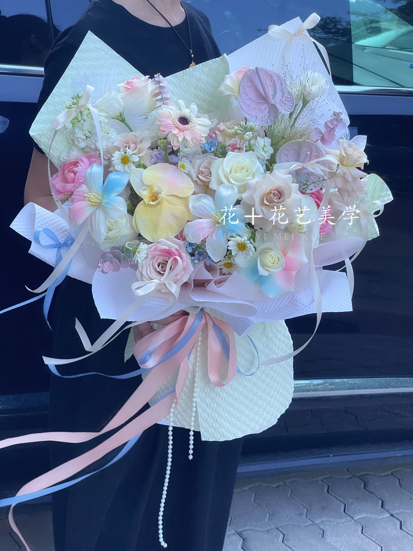 芭蕾风送同事女朋友闺蜜妈妈仙女花束混搭