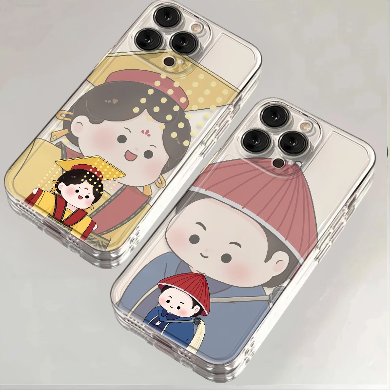 情侣女皇陛下适用苹果iPhone15/14promax华为手机壳13软12太空壳