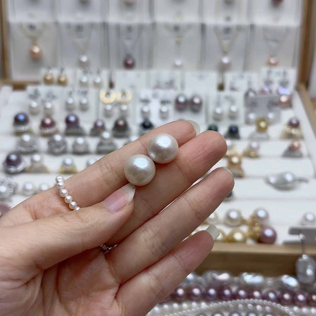 淡水珍珠颈饰银S925镶嵌