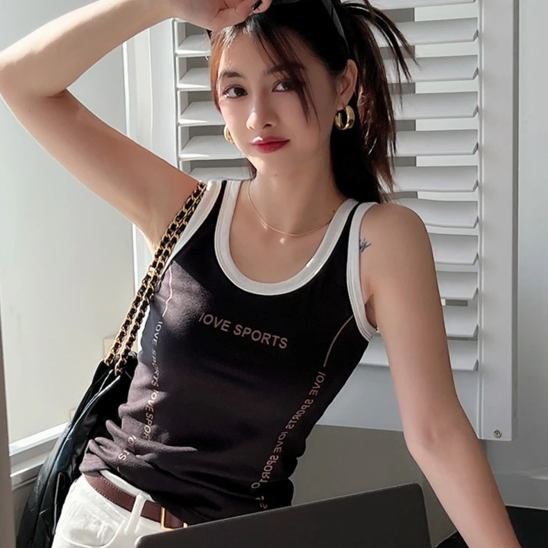 2023新款保暖吊带背心修身显瘦显气质百搭运动网红可外穿运动背心
