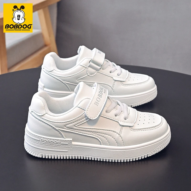 巴布豆家族童鞋春秋季新款校园小白鞋中大童百搭透气儿童休闲板鞋